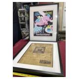 Framed Mad Tea Party Dumbo Carousel Fantasy land