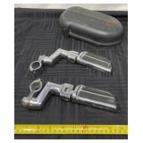 Motorcycle pegs and plastic cover