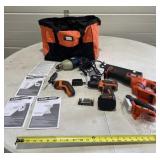 Black & Decker electric drill and battery