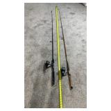 SHIMANO pro 2000 and Shakespeare 2510 fishing