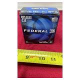 Federal top gun 20 gauge ammo two and