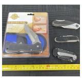 New Guideman 4 inch lock back knife, Husky razor