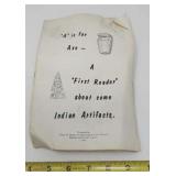 1958 Indian Artifact Book Indiana