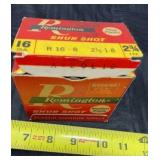 Old original box and ammo Remington 16 gauge two