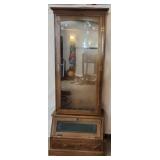29 x 72 x 21 12 Gun  Wooden Gun Cabinet With Lock