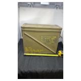 Large metal ammo army box hundred cartridge 20 MM