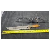 10 inch blade knife with sheath