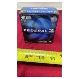 Federal top gun 20 ga ammo two and