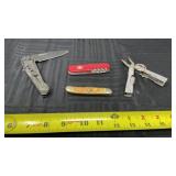 Swiss Army knife, multitool pocket knife with