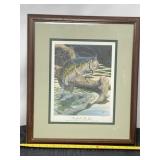Ducks Unlimited framed print ï¿½Trouble On The