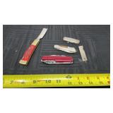 Frosty cutlery, brass razor like knife,