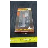 Guidesman 2  piece folding knife, set in box