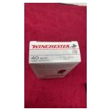 Winchester 40 S&W 180 grain 50 round full metal