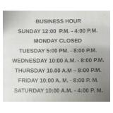 CountyLine Shooting Center Hours