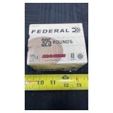 Federal 22 LR 40 grain 325 rounds sealed box