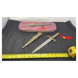 Asian Chinese fancy sword new in box