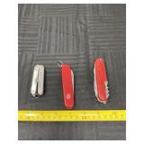 Swiss Army knives and multi tools.