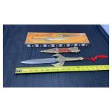 Eagle spirit knife with case