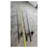 Bill dance Zebco and Shakespeare, fishing poles