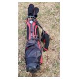 Power Bilt Golf Bag and Clubs