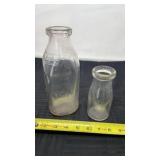 Metal gold milk, bottle, and a  Koester from