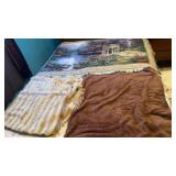 Nice throw blankets, including Thomas Kincaid