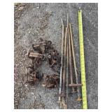 Victor traps and stakes.