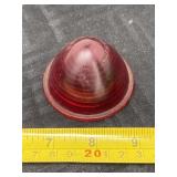 Vintage red dome light cover