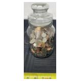 Jar of currency