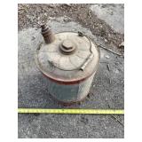 Old Ironsides galvanized gas can.