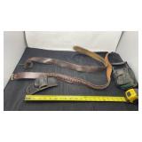 Ammo belts and holster