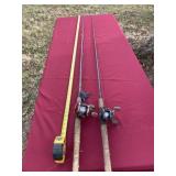 Berkeley rods with Abu Garcia and Daiwa reels.