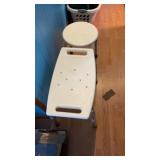 Adjustable handicap stools for shower