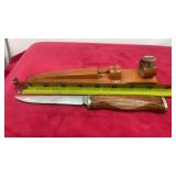 VINTAGE SHARP DF 40 FIXED BLADE HUNTING FILET