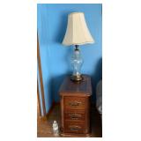 Lamp and end table