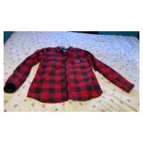 Milwaukee, red and black flannel shirt size