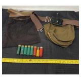 Two ammo bags with loose 12 and 20 gauge shells.