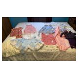 Kids clothes, including vintage dresses