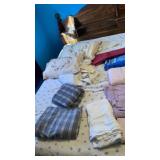 Queen size sheets, some flannel shams with