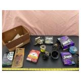 Shimano and Zebco reels, fishing string and Bill