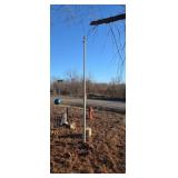 Aluminum telescoping flagpole 16 ft tall