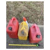 Gasoline and diesel jugs