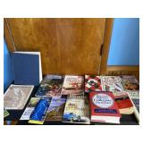 Cookbooks, bird lovers guide, dictionary and