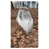 Aluminum John boat with ors 14 foot long