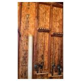 Fishing poles with rod and reel Mitchell