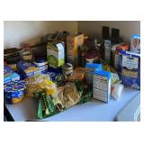 All food on counter.