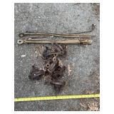 6 Victor traps and stakes.