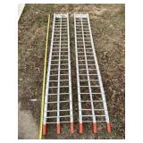 Set of aluminum ramps