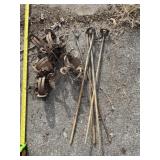 Victor traps and stakes.