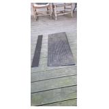 42 inch rubber Threshold door wedge With Inside